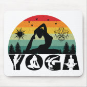 Yoga - Peace, Love & Light  Muismat (Voorkant)