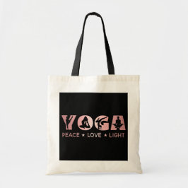 Yoga - Peace Love Light Tote Bag