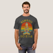 Yoga Peace Namaste Hijo De Puta Graphic T-shirt (Voorkant volledig)
