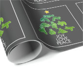 Yoga Peperkoek Kerstmis Cadeaupapier (Rol Hoek)