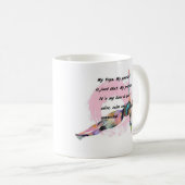Yoga phrases MUG Koffiemok (Voorkant rechts)