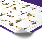 Yoga Pick a Pose Brain Break Poster (blauw) (Hoek)