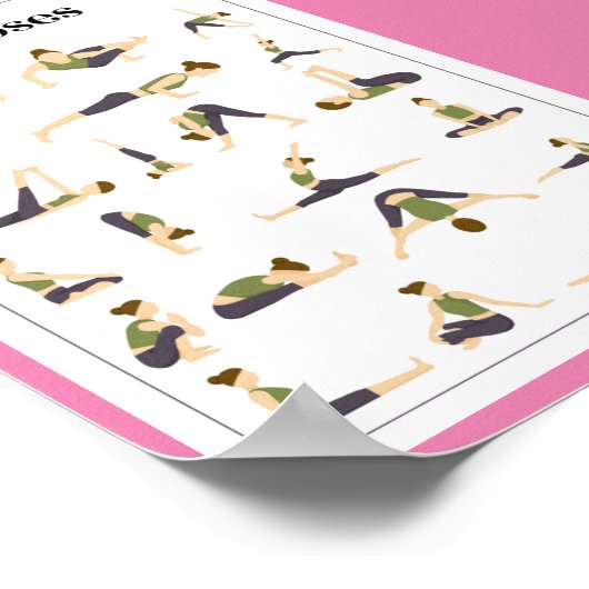 Yoga Pick a Pose Brain Break Poster (Roze) (Hoek)