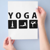 yoga-pictogram flyer (Hand)