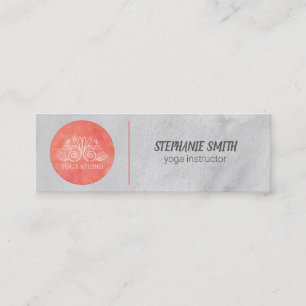 Yoga-pictogram   WATERVERF Mini Visitekaartje