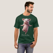 Yoga Pig T-shirt (Voorkant volledig)