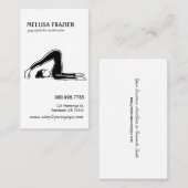 Yoga Pilates Business/Instructor Visitekaartje (Voorkant / Achterkant)