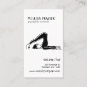 Yoga Pilates Business/Instructor Visitekaartje (Voorkant)