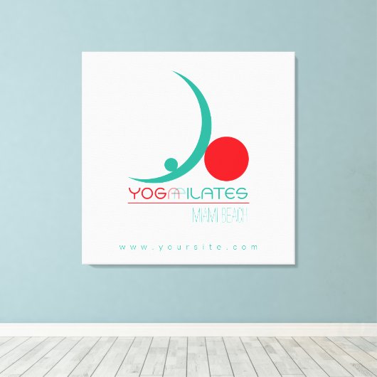 Yoga Pilates - Ingewikkeld Canvas (Insitu (Houten vloer))