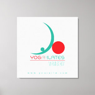 Yoga Pilates - Ingewikkeld Canvas