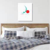Yoga Pilates - Ingewikkeld Canvas Afdruk (Insitu (Slaapkamer))