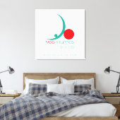Yoga Pilates - Ingewikkeld Canvas Afdruk (Insitu (Slaapkamer))