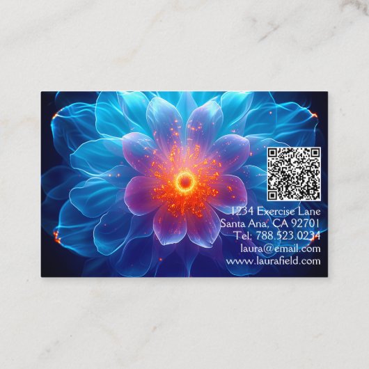 Yoga Pilates Instructor Visitekaartje (Achterkant)