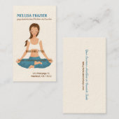 Yoga Pilates Meditation Business/Instructor Visitekaartje (Voorkant / Achterkant)