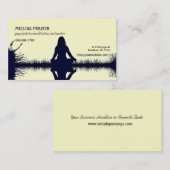 Yoga Pilates Meditation Business/Instructor Visitekaartje (Voorkant / Achterkant)