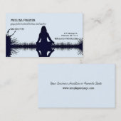 Yoga Pilates Meditation Business/Instructor Visitekaartje (Voorkant / Achterkant)