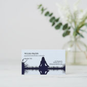 Yoga Pilates Meditation Business/Instructor Visitekaartje (Staand voorkant)