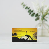 Yoga Pilates Meditation Business/Instructor Visitekaartje (Staand voorkant)