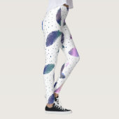*~* Yoga Pilates Meditation Uplifving Feathers Leggings (Rechts)