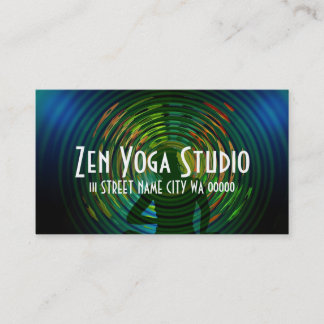 Yoga Pilates Studio Lessen Instructeur Visitekaartje