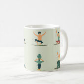 Yoga, pilates, thema koffiemok (Voorkant rechts)