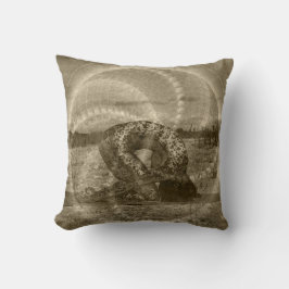 Yoga Pillow w/ Sacred Rabbit Yoga Art naar diepgan Kussen