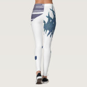 *~* Yoga Pilotes met een doezelaar Leggings (Achterkant)