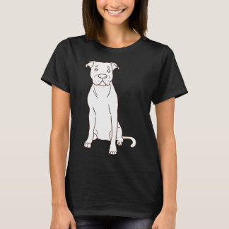 Yoga Pitbull Hond T-shirt