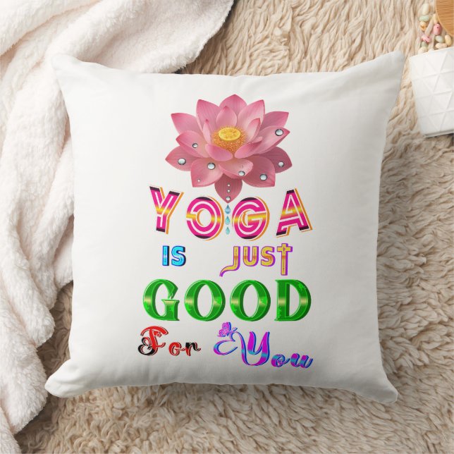Yoga Polyester Is Gewoon Goed Voor Jou Kussen (Deken)
