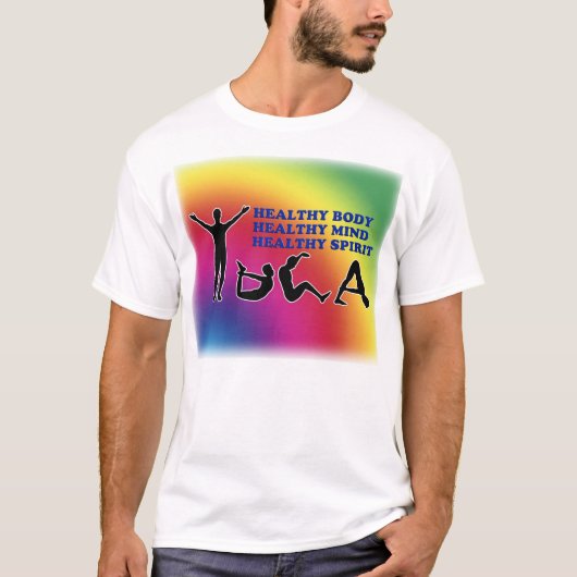 Yoga pose 1 t-shirt (Voorkant)