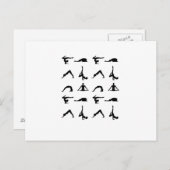 Yoga pose briefkaart (Voorkant / Achterkant)