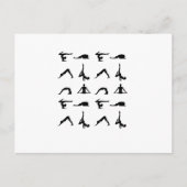 Yoga pose briefkaart (Voorkant)