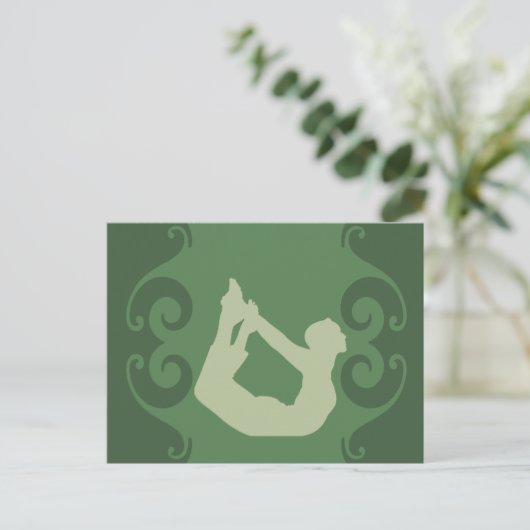 Yoga Pose Briefkaart (Staand voorkant)