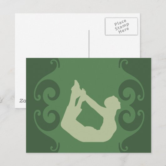 Yoga Pose Briefkaart (Voorkant / Achterkant)