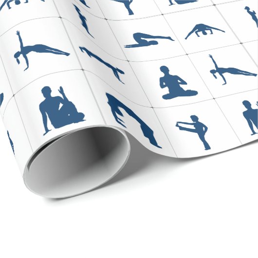 Yoga pose cadeaupapier (Rol Hoek)