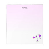 Yoga Pose - Crane Pose Notitieblok (Voorkant)