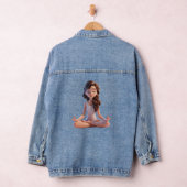 Yoga pose denim jacket (Hangar)
