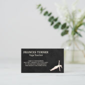 Yoga Pose | Docent Visitekaartje (Staand voorkant)