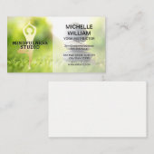 Yoga Pose | Evenwichtige stenen Visitekaartje (Voorkant / Achterkant)