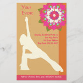 Yoga Pose Flyer (Voorkant)