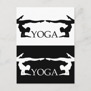 Yoga pose - Geavanceerd niveau Briefkaart