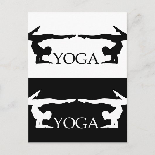 Yoga pose - Geavanceerd niveau Briefkaart (Voorkant)