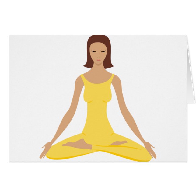 Yoga Pose Girl (Voorkant Horizontaal)