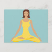 Yoga Pose Girl Briefkaart (Voorkant)