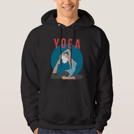 Yoga Pose Hoodie (Voorkant)