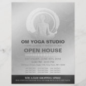 YOGA Pose Instructor Studio Open House ZEN Symbol Flyer (Voorkant)
