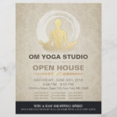 YOGA Pose Instructor Studio Open House ZEN Symbol Flyer (Voorkant)