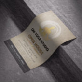 YOGA Pose Instructor Studio Open House ZEN Symbol Flyer