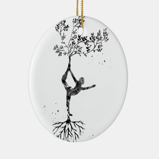 Yoga pose keramisch ornament (Rechts)