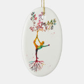 Yoga pose keramisch ornament (Rechts)